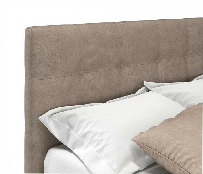 Кровать Selesta 160х200 светло-коричневого цвета с ортопедическим основанием - купить Кровати для спальни по цене 22500.0