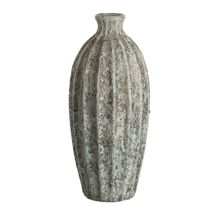 Керамическая ваза серого цвета