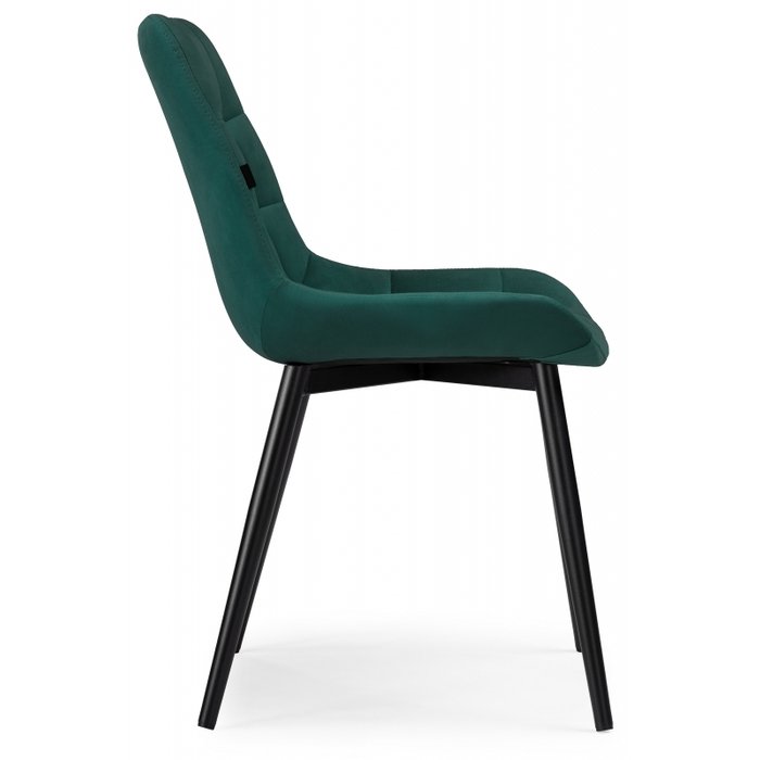 Стул Алст темно-зеленого цвета - лучшие Обеденные стулья в INMYROOM