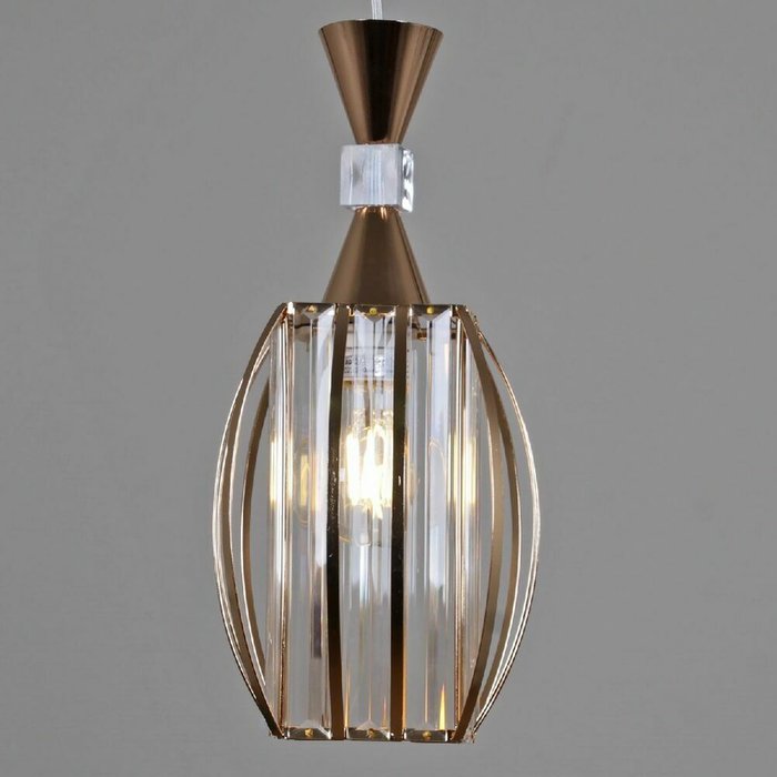Подвесной светильник 03868-0.4-03 GD (стекло, цвет прозрачный) - лучшие Подвесные светильники в INMYROOM