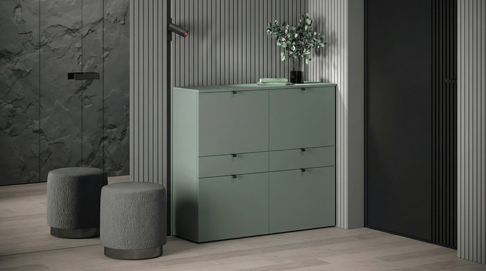 Комод Симпл зеленого цвета - лучшие Комоды в INMYROOM Комод Симпл зеленого цвета - лучшие Комоды в INMYROOM