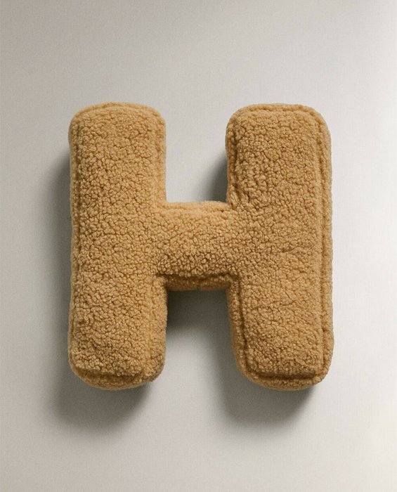 Детская подушка Letter h