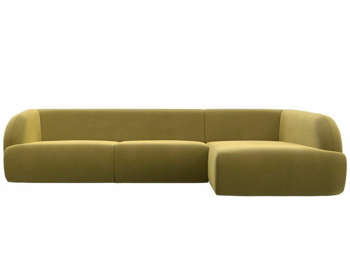 Угловой-диван Лига 041 желтого цвета правый угол - купить Угловые диваны по цене 79999.0