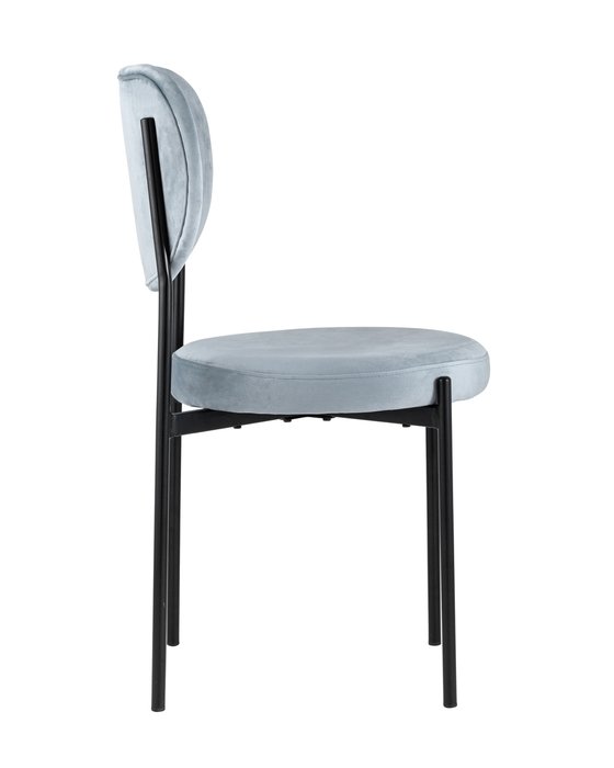 Стул Барбара серо-голубого цвета - лучшие Обеденные стулья в INMYROOM