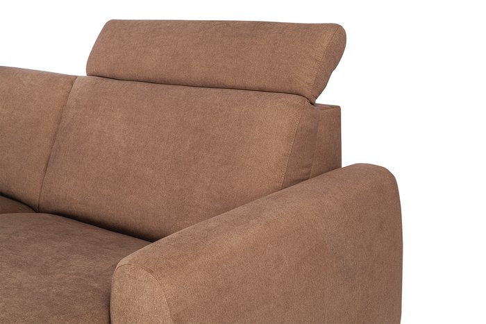 Угловой диван Hilton коричневого цвета - купить Угловые диваны по цене 337304.0