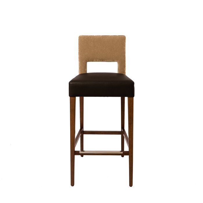 Барный стул Stella бежево-коричневого цвета - купить Барные стулья по цене 34400.0