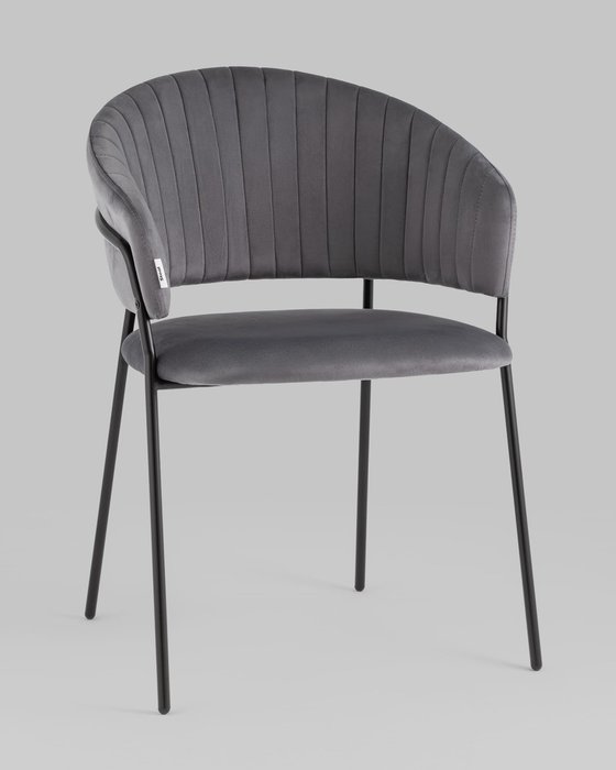 Стул Бруно серого цвета - купить Обеденные стулья по цене 8990.0