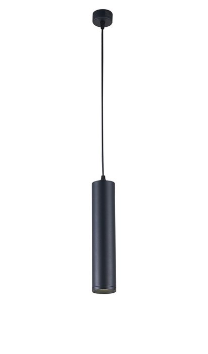 Подвесной светильник Denise из металла и пластика черного цвета