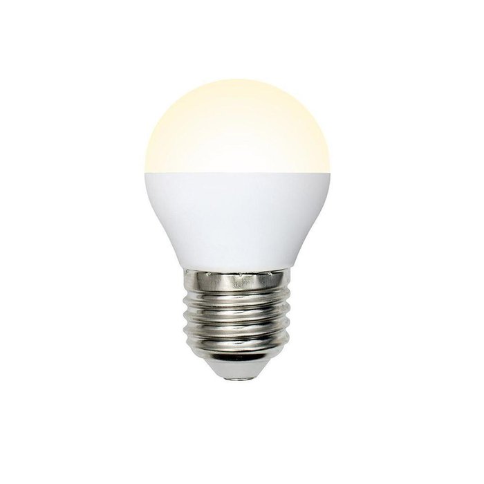 Лампа светодиодная Шар матовый белого цвета