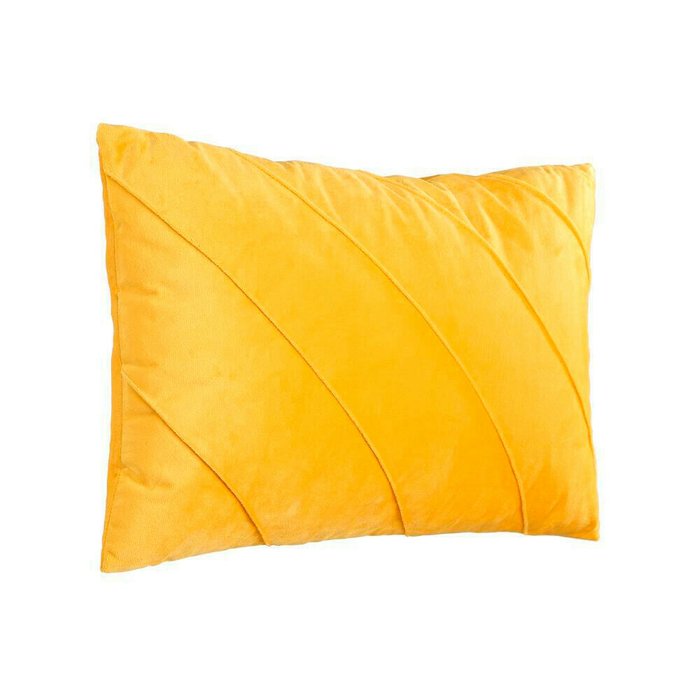 Декоративная подушка Shoura 30х50 желтого цвета - лучшие Декоративные подушки в INMYROOM