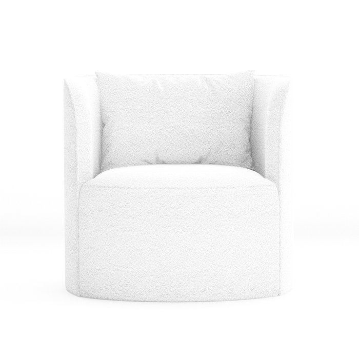 Кресло Hermes белого цвета - купить Интерьерные кресла по цене 55000.0