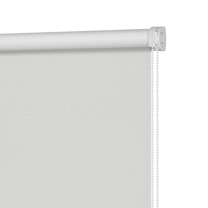 Рулонная штора Миниролл Апилера Снежный серый 80x160