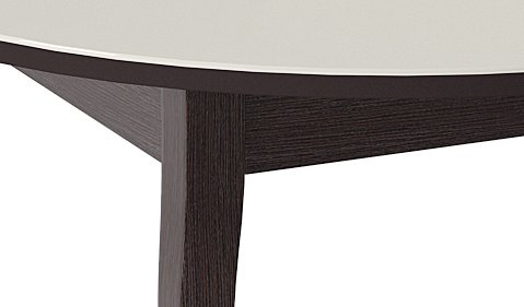 Раздвижной обеденный стол 1000 С бежево-коричневого цвета - лучшие Обеденные столы в INMYROOM