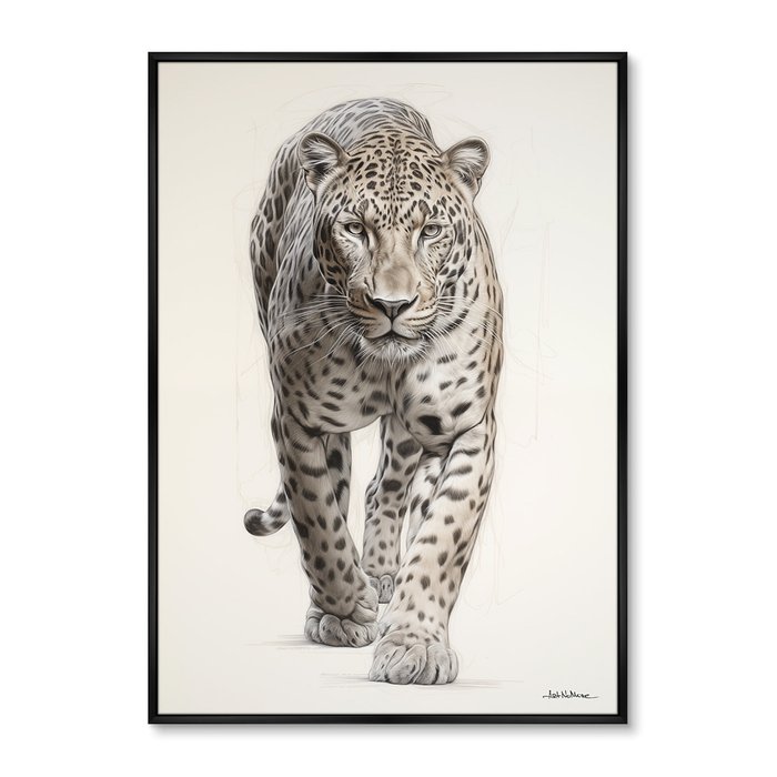 Репродукция картины Leopards, No 1, 2024г.