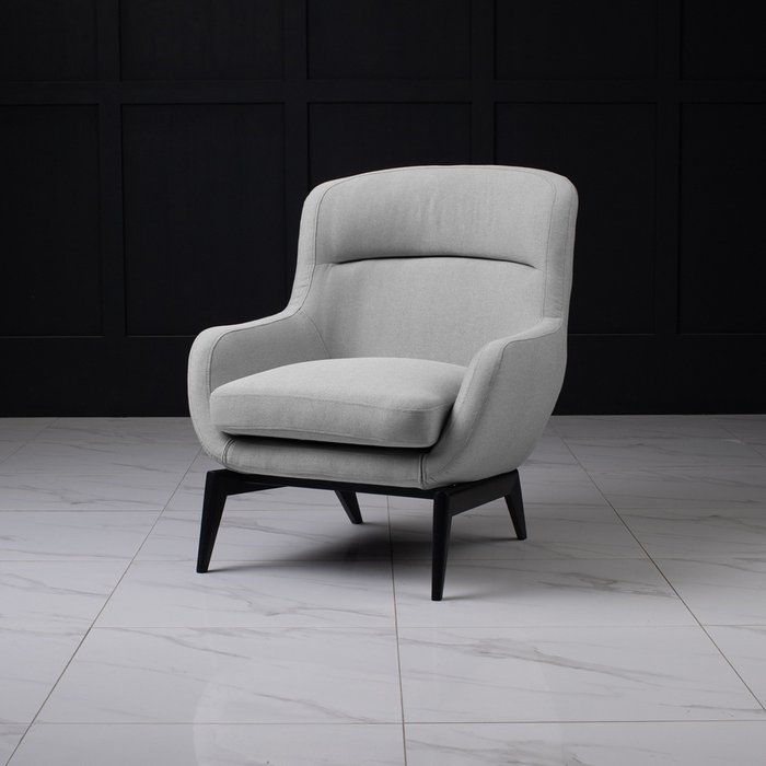 Кресло Lopa серого цвета - лучшие Интерьерные кресла в INMYROOM