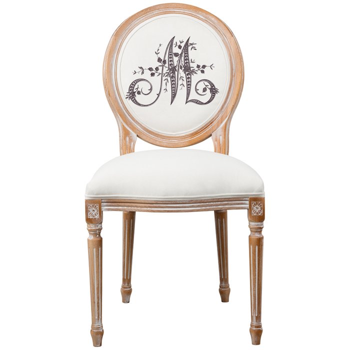 Стул Азбука мечты буква M белого цвета - купить Обеденные стулья по цене 32000.0