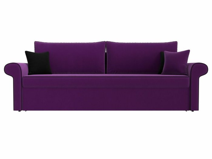 Прямой диван-кровать Милфорд фиолетового цвета - купить Прямые диваны по цене 42990.0