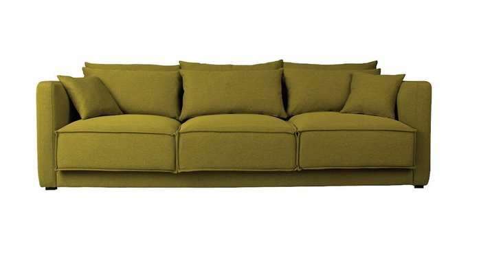 Диван Vision зеленого цвета - купить Прямые диваны по цене 123900.0