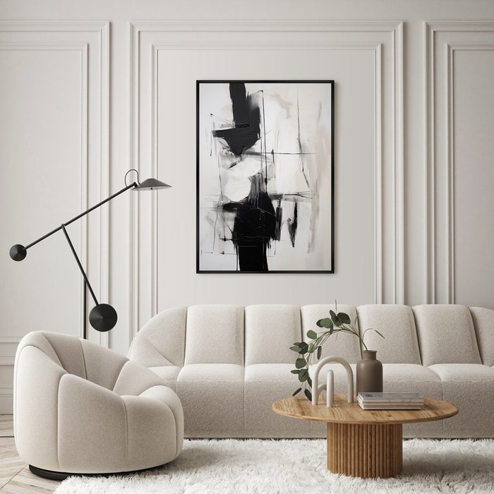 Репродукция картины Espacio abstracto, No 1, 2024г. - лучшие Картины в INMYROOM