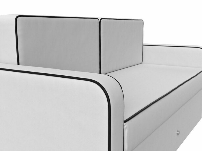 Детский диван-кровать Смарт белого цвета (экокожа) - лучшие Прямые диваны в INMYROOM