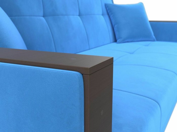Диван-кровать Валенсия голубого цвета - лучшие Прямые диваны в INMYROOM