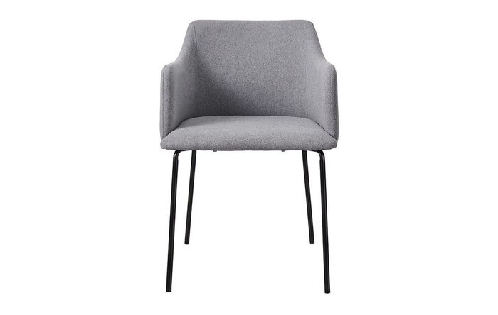 Стул с подлокотниками серого цвета - купить Обеденные стулья по цене 9724.0