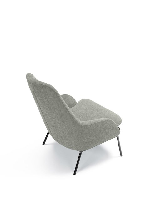 Кресло Holly серого цвета - лучшие Интерьерные кресла в INMYROOM