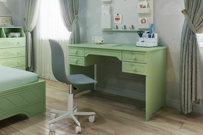 Гарнитур мебели для спальни Соня зеленого цвета - лучшие Спальные гарнитуры в INMYROOM