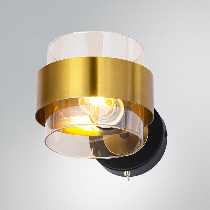 Бра Arte Lamp CARLO A8205AP-1BK - купить Бра и настенные светильники по цене 2990.0