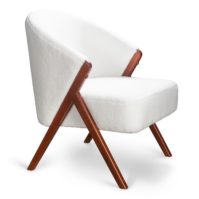Кресло Cosiness белого цвета - лучшие Интерьерные кресла в INMYROOM
