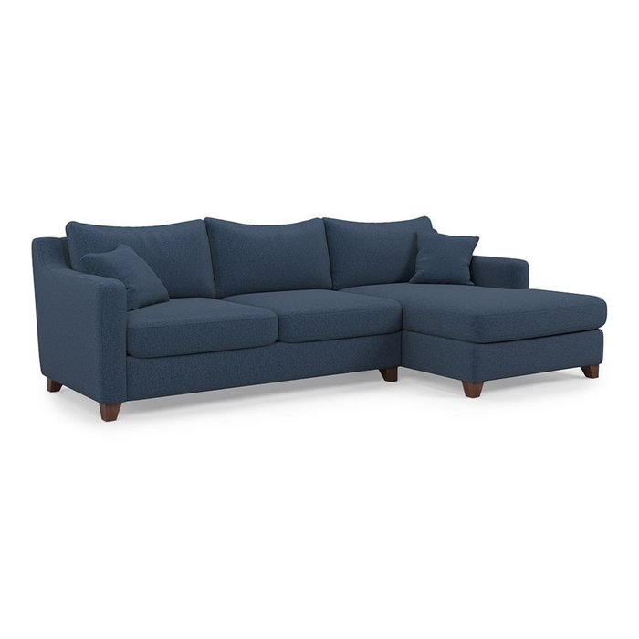 Угловой диван-кровать Mendini MTR синего цвета