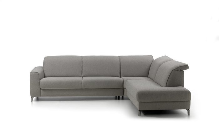 Угловой диван Triton серого цвета