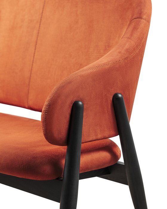 Диван Family Look оранжевого цвета - купить Прямые диваны по цене 64500.0