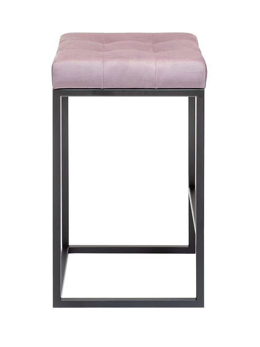 Стул полубарный Soho розово-черного цвета - купить Барные стулья по цене 8600.0