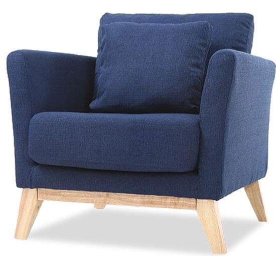 Кресло Дублин dark blue темно-синего цвета - купить Интерьерные кресла по цене 21300.0