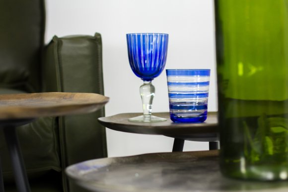 Набор из шести бокалов Wine glass cobalt - лучшие Бокалы и стаканы в INMYROOM