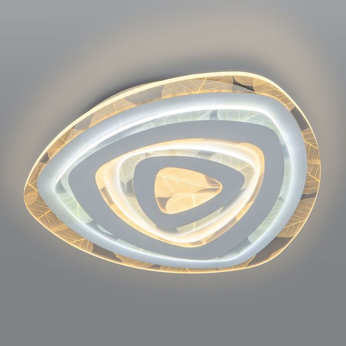 Потолочный светодиодный светильник с пультом управления 90221/1 белый Floris
