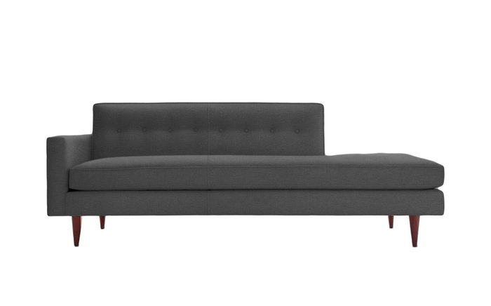Диван Bantam Studio Sofa Тёмно-Серый Микровелюр 