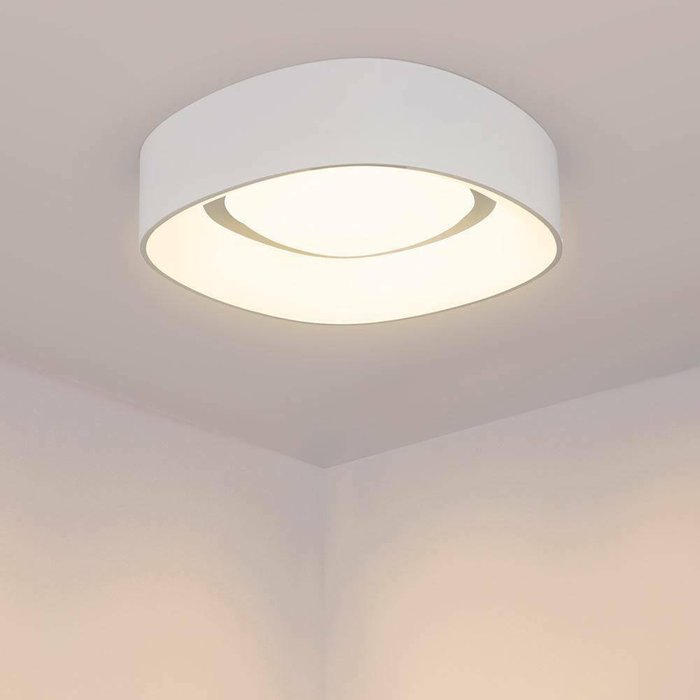 Накладной светильник SP-TOR-QUADRAT 022139(1) (пластик, цвет белый) - купить Потолочные светильники по цене 14746.0