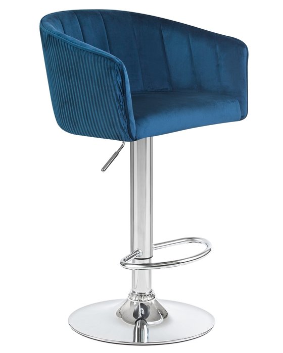 Барный стул Darcy синего цвета - купить Барные стулья по цене 8320.0