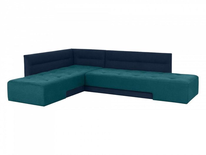 Угловой диван-кровать London сине-зеленого цвета - купить Угловые диваны по цене 104040.0