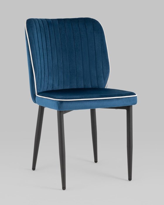 Стул Лоренс синего цвета - купить Обеденные стулья по цене 5890.0