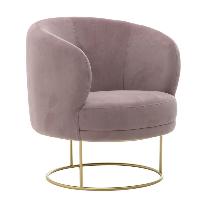 Кресло из металла и полиэстера розовое - купить Интерьерные кресла по цене 30500.0