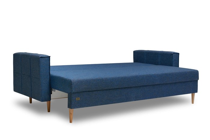 Прямой диван-кровать Капри Capri 44 синего цвета - лучшие Прямые диваны в INMYROOM