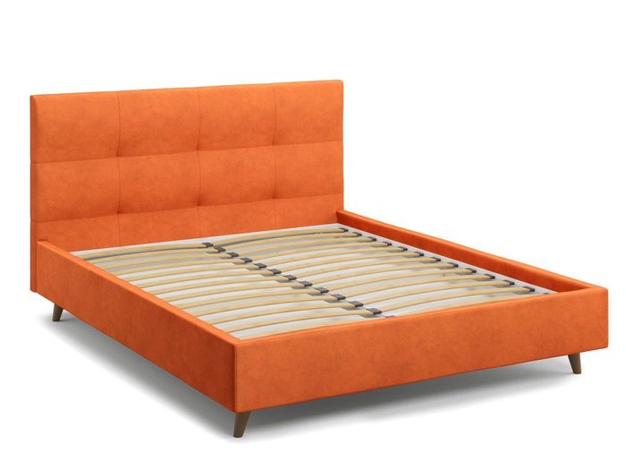 Кровать Garda 140х200 оранжевого цвета - купить Кровати для спальни по цене 32000.0