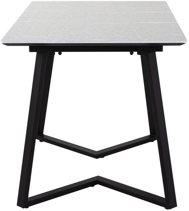 Стол обеденный раздвижной Роналдо серого цвета - лучшие Обеденные столы в INMYROOM