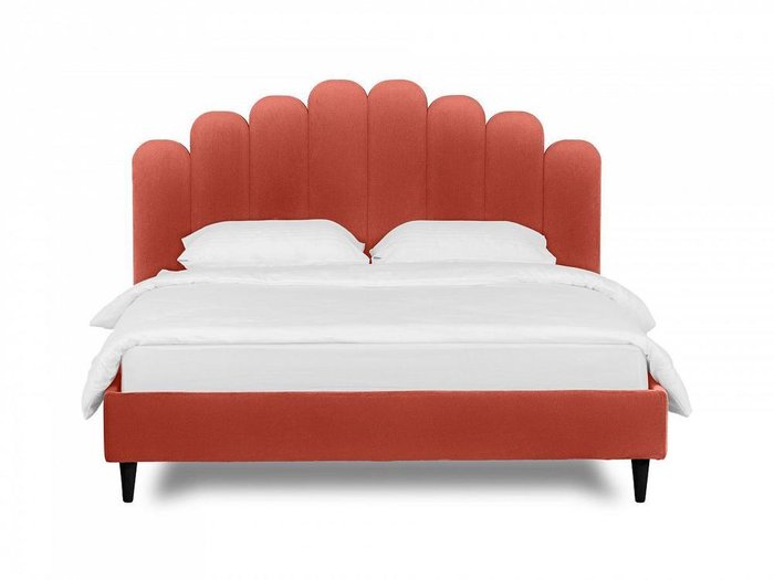 Кровать Queen II Sharlotta L 160х200 кораллового цвета - купить Кровати для спальни по цене 64090.0