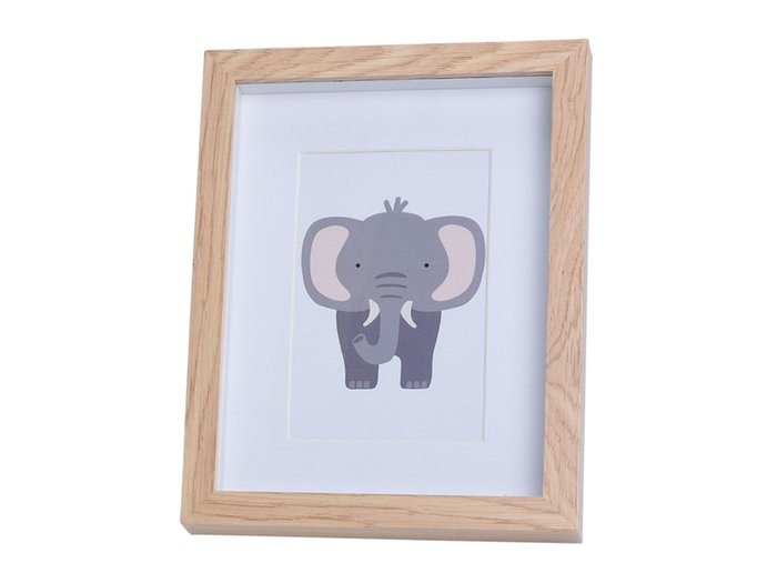 Фоторамка Funny Animals Слон из дерева и стекла