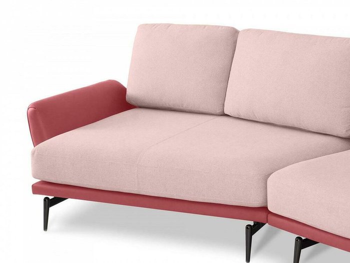 Угловой диван Ispani розового цвета - купить Угловые диваны по цене 165420.0
