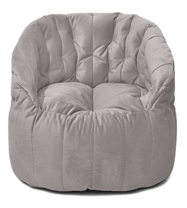 Кресло мешок Энджой Maserrati 19 XL серого цвета  - купить Бескаркасная мебель по цене 8168.0